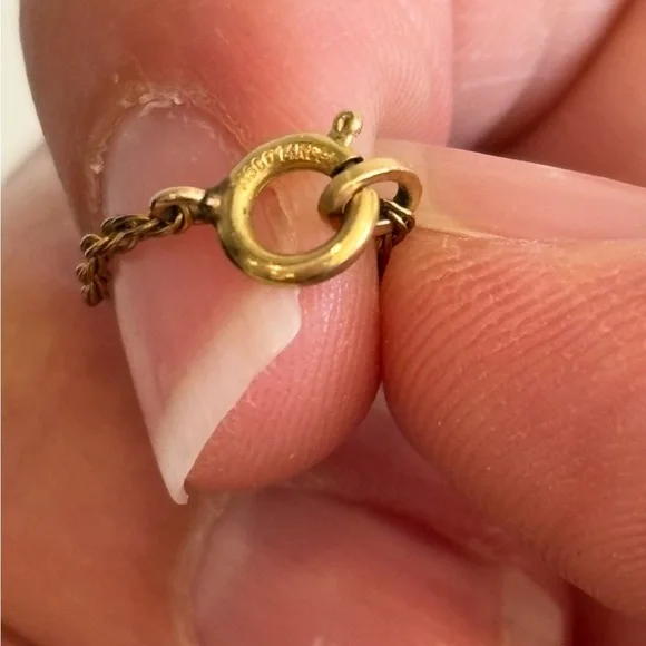 LDS Mormon Enamel Young Woman Torch Pendant Charm Necklace 14k GF Chain - Picture 10 of 10